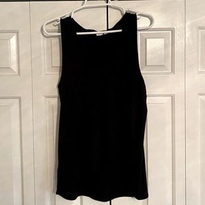 GAP Knit Basic Flow Tank Top Black - M